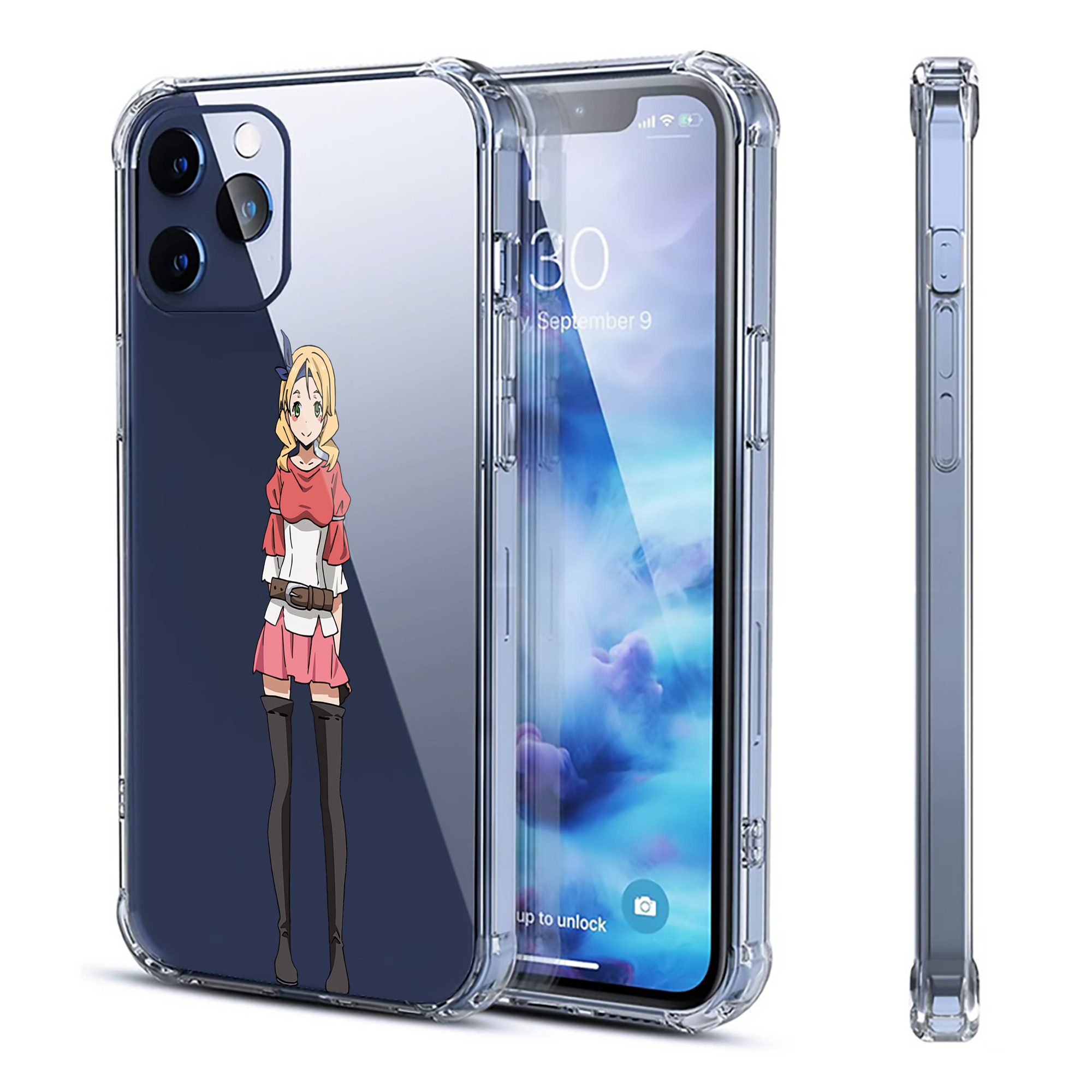 （画像用） 転スラ Regarding Reincarnated to Slime 【iPhone 12シリーズ対応】透明スマホケース（クリアソフトケース）